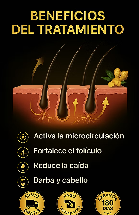 KING OF GINGER CRECER EL PELO Y BARBA