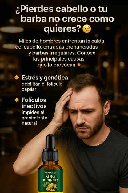 KING OF GINGER CRECER EL PELO Y BARBA