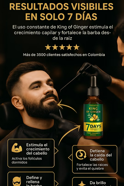 KING OF GINGER CRECER EL PELO Y BARBA