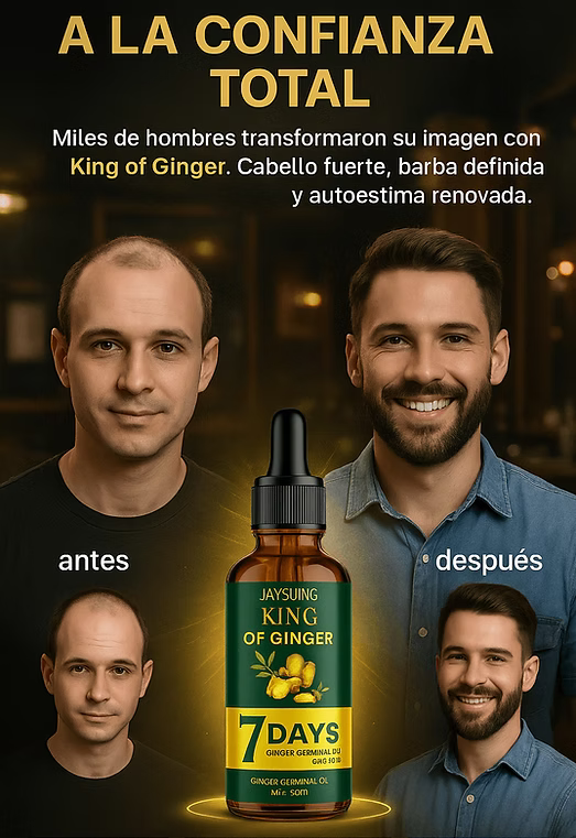KING OF GINGER CRECER EL PELO Y BARBA
